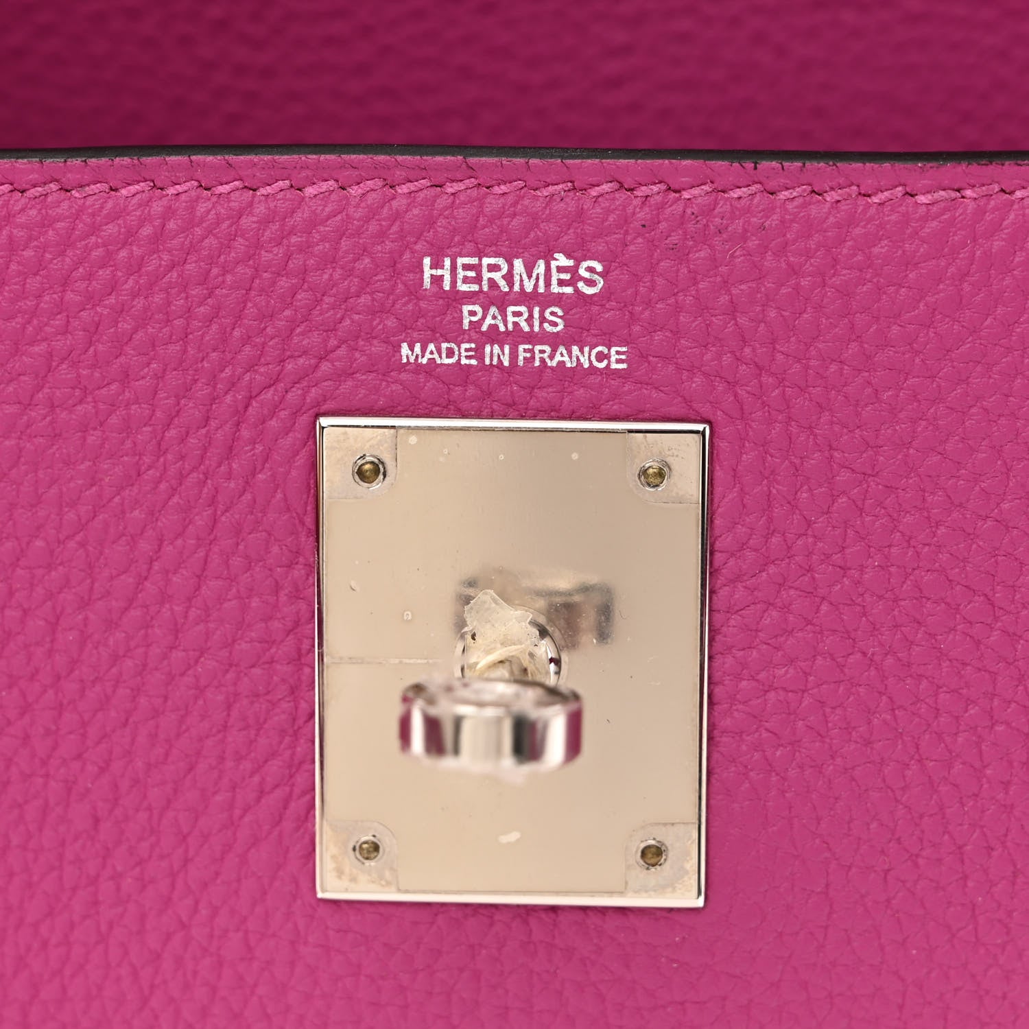 Hermes Togo Kelly Retourne 28 Rose Pourpre 6 of 12