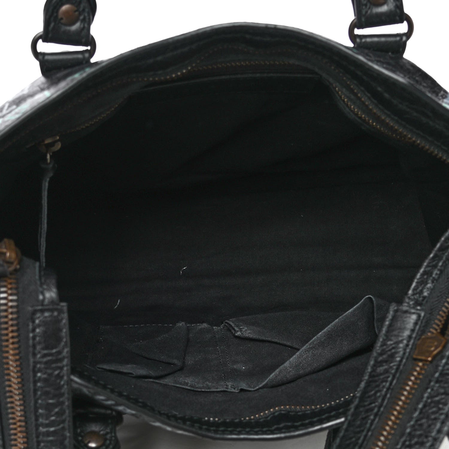 Balenciaga Agneau Graffiti All Over Classic Hardware S City Black Multicolor 4 of 4