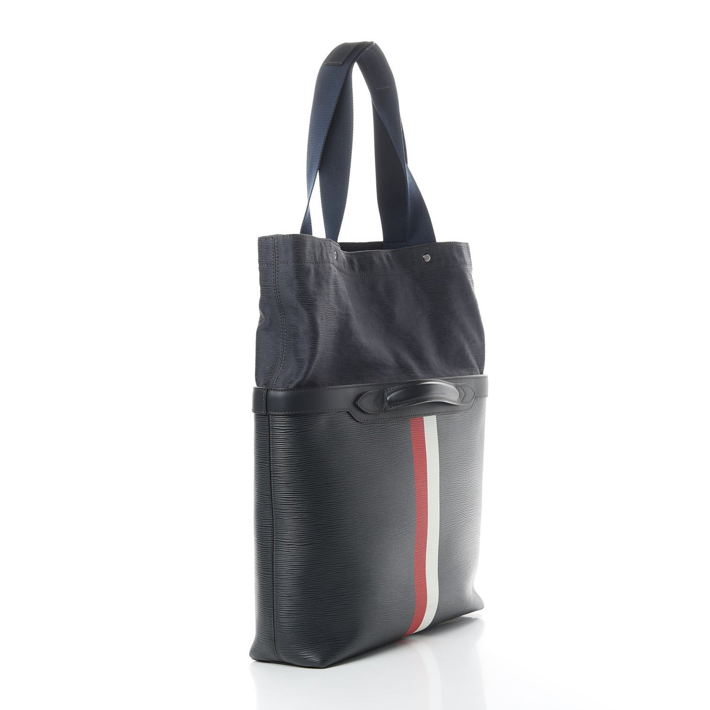 Epi Canvas Ultralight Tote Navy Stripes