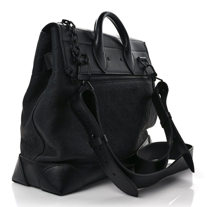 Louis Vuitton Taurillon Monogram Steamer PM Black 3 of 12