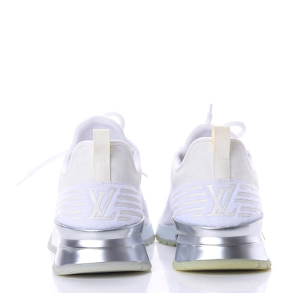 Louis Vuitton Technical Knit Mens V.N.R Sneakers 9 White Silver 5 of 8