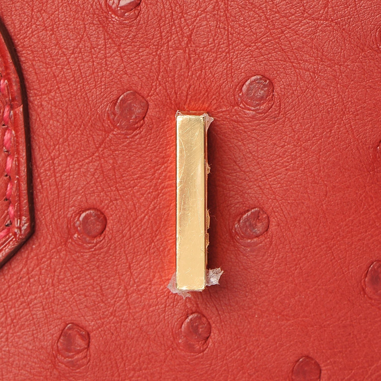Hermes Ostrich Birkin 30 Rouge Vif 29 of 30