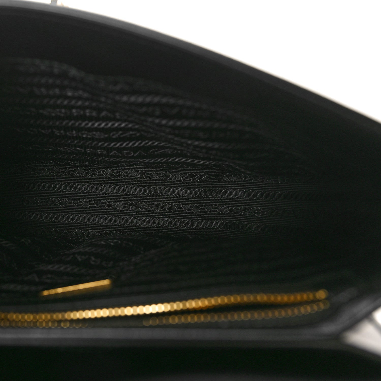 Prada Saffiano Lux Embleme Flap Shoulder Bag Black 5 of 10