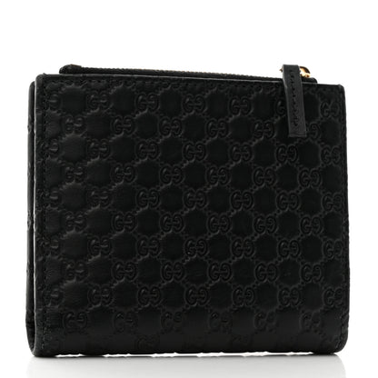 Gucci Microguccissima Snap Bi-Fold Wallet Black 3 of 7
