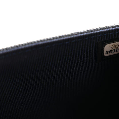 Chanel Caviar Quilted Wallet on Chain WOC Navy Blue 8 of 13