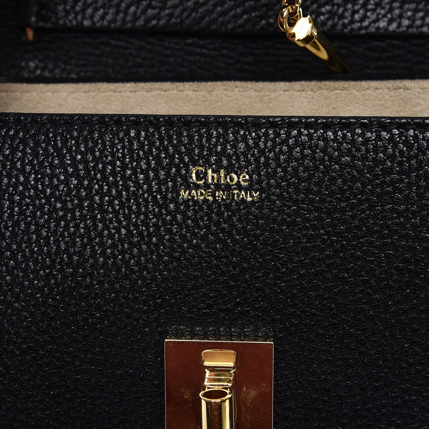 Chloe Grained Lambskin Mini Drew Shoulder Bag Black 6 of 6