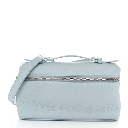 Loro Piana Grained Calfskin L19 Extra Pocket Pouch Minty Breeze 1 of 9
