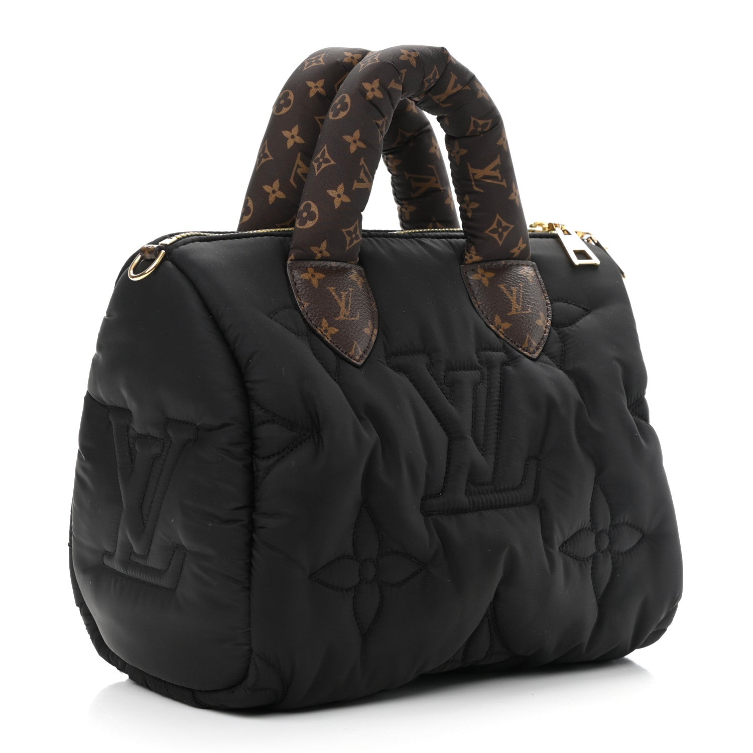 Louis Vuitton Econyl Mini Monogram Pillow Speedy Bandouliere 25 Black 2 of 9