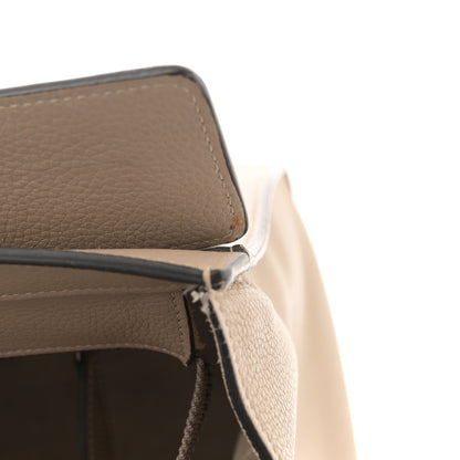 Celine Drummed Calfskin Mini Luggage Dune 12 of 17