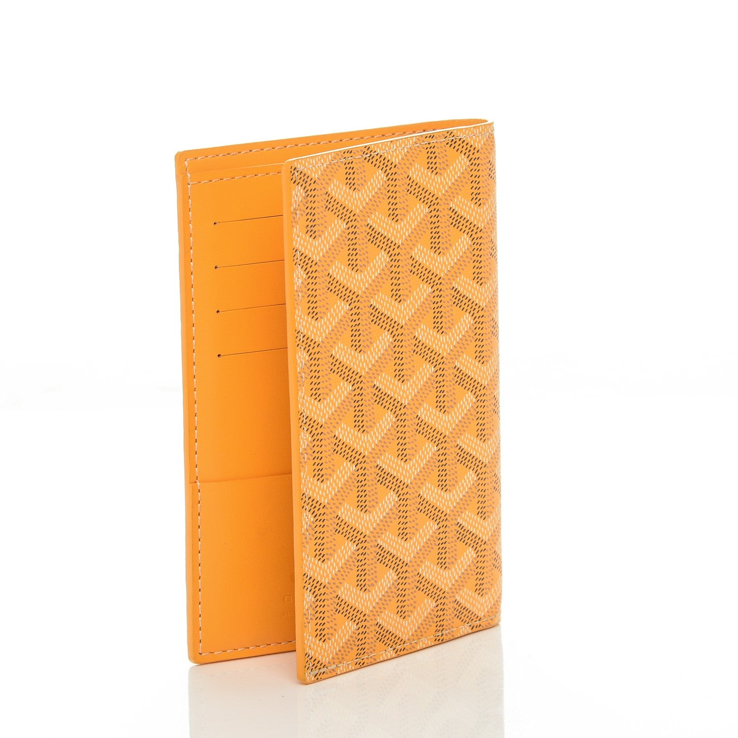 Goyard Goyardine Passport Wallet Yellow 3 of 6
