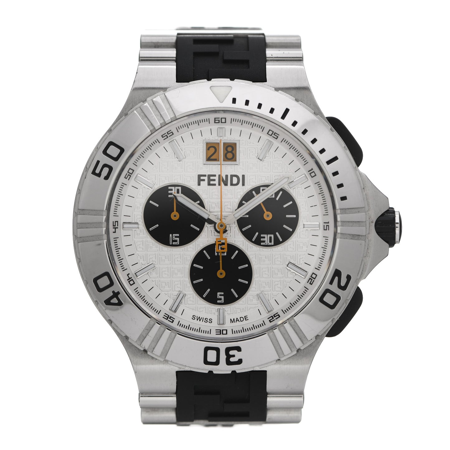 Stainless Steel Rubber 43mm Orologi Chronograph Quartz Watch