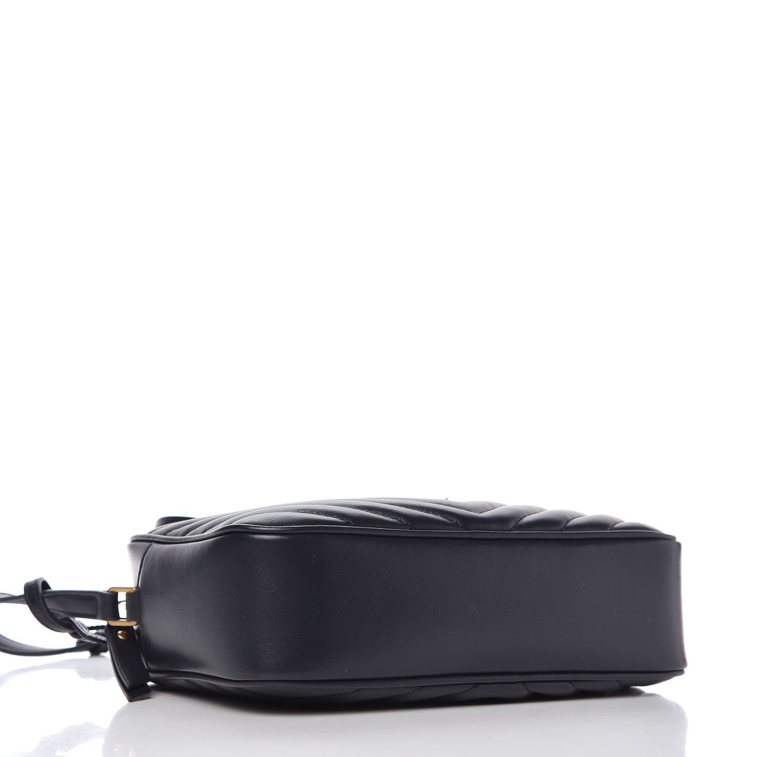 Saint Laurent Calfskin Matelasse Monogram Lou Camera Bag Navy 4 of 11