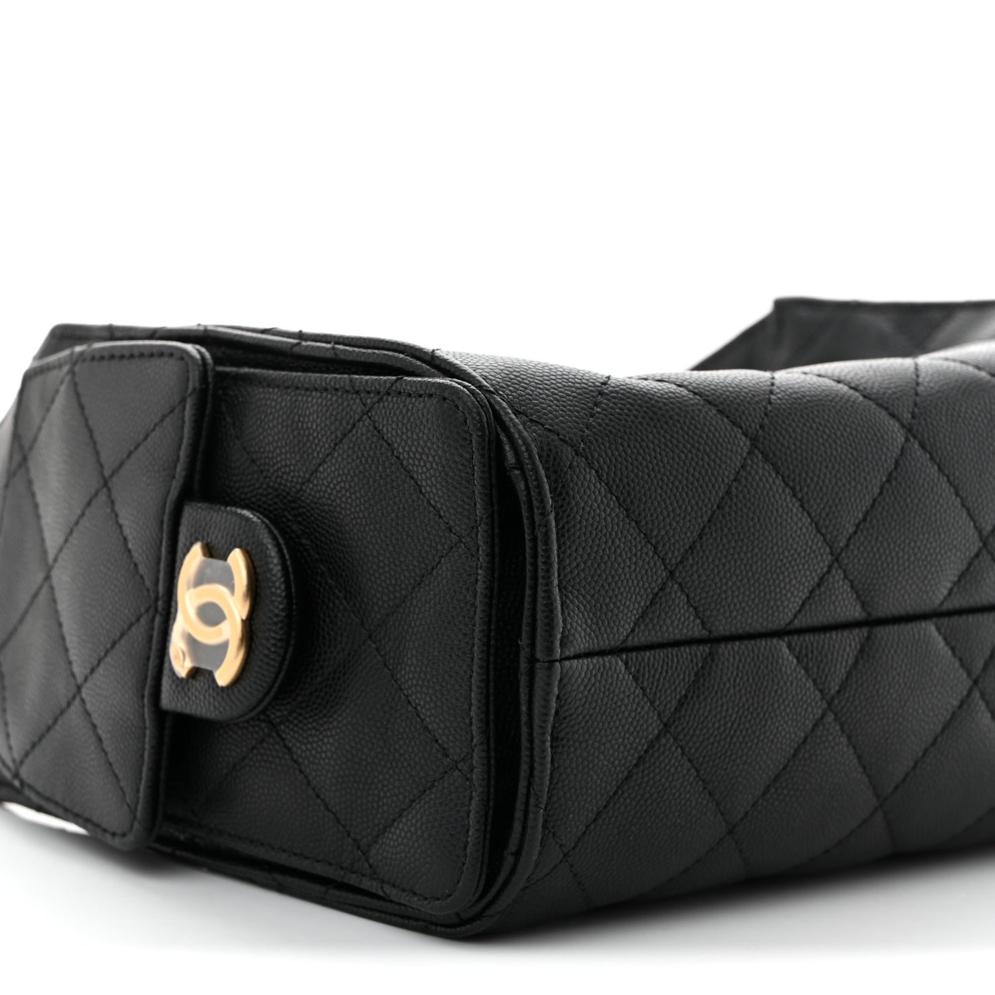 Caviar Quilted Mini Chanel 25 Handbag Black