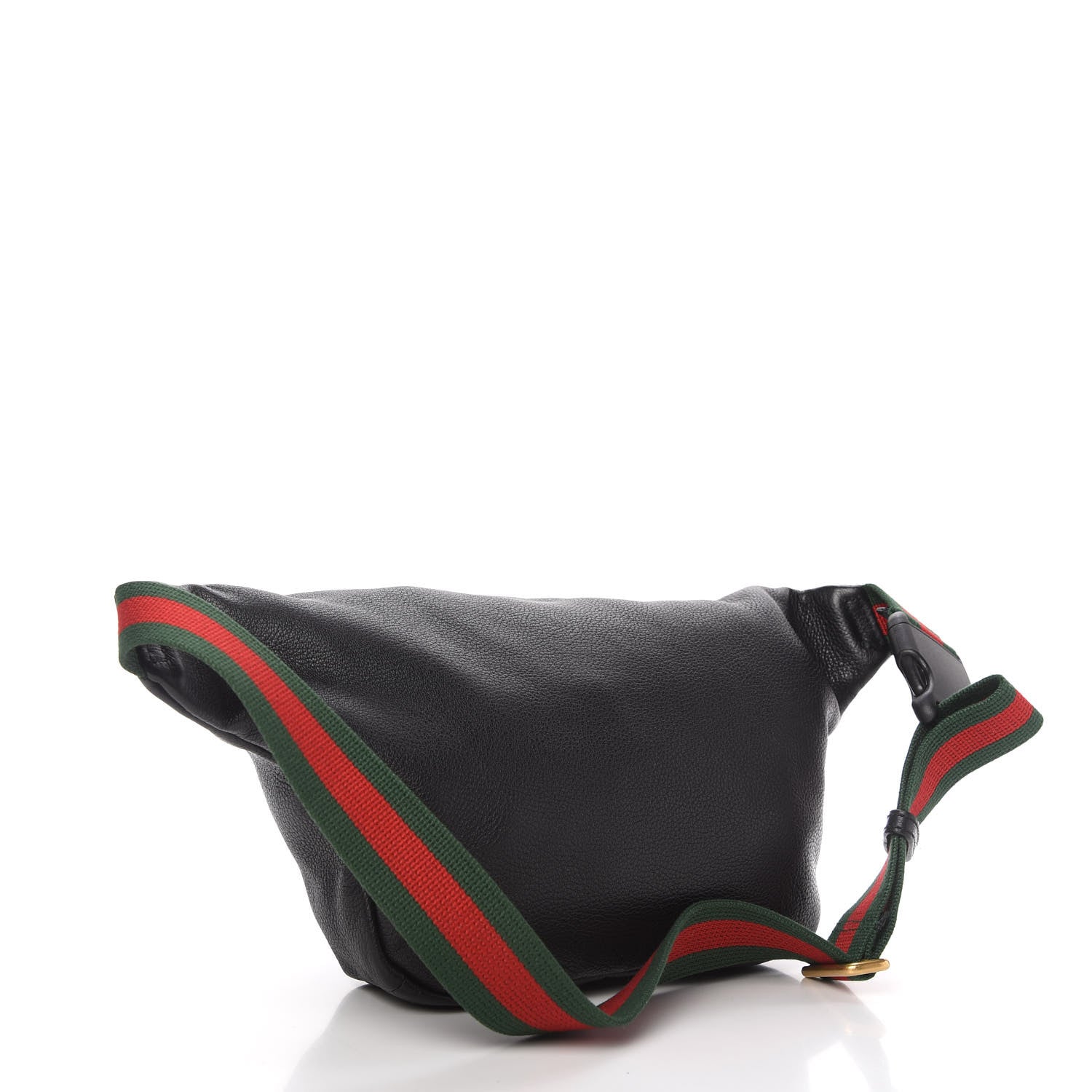 Gucci Grained Calfskin Logo Belt Bag Black 3 of 11