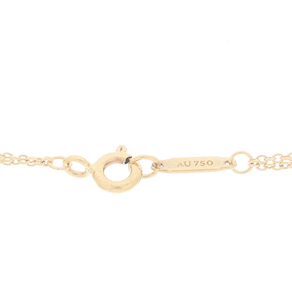 Tiffany 18K Yellow Gold Infinity Double Chain Pendant Necklace 4 of 6