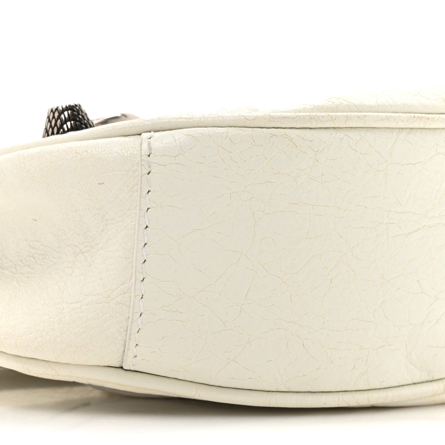 Balenciaga Agneau Arena Le Cagole Shoulder Bag XS Optic White 12 of 17