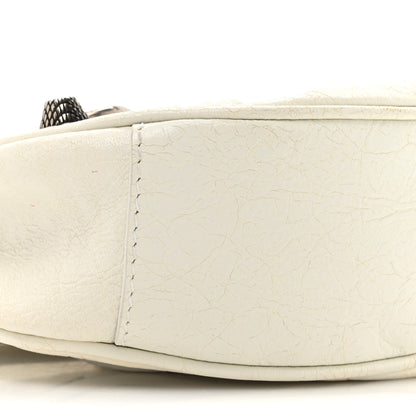 Balenciaga Agneau Arena Le Cagole Shoulder Bag XS Optic White 12 of 17