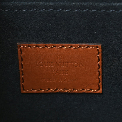 Louis Vuitton Taurillon Dauphine MM Blue Beige 6 of 8