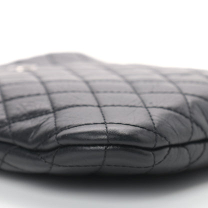 Chanel Aged Calfskin Quilted Crossbody Bag Black 9 of 13