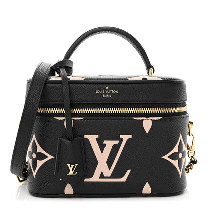 Louis Vuitton Empreinte Monogram Giant Vanity PM Black Beige 1 of 11