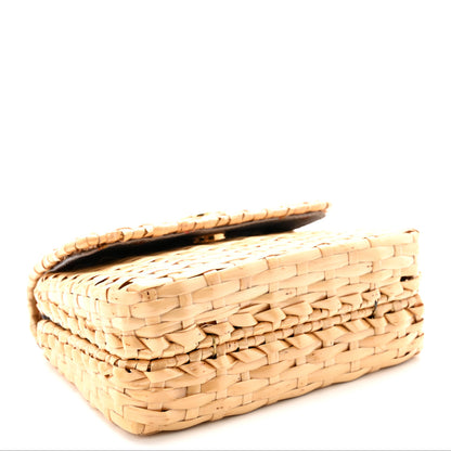 Gucci Glazed Wicker Mini Cestino Shoulder Bag Natural 4 of 10