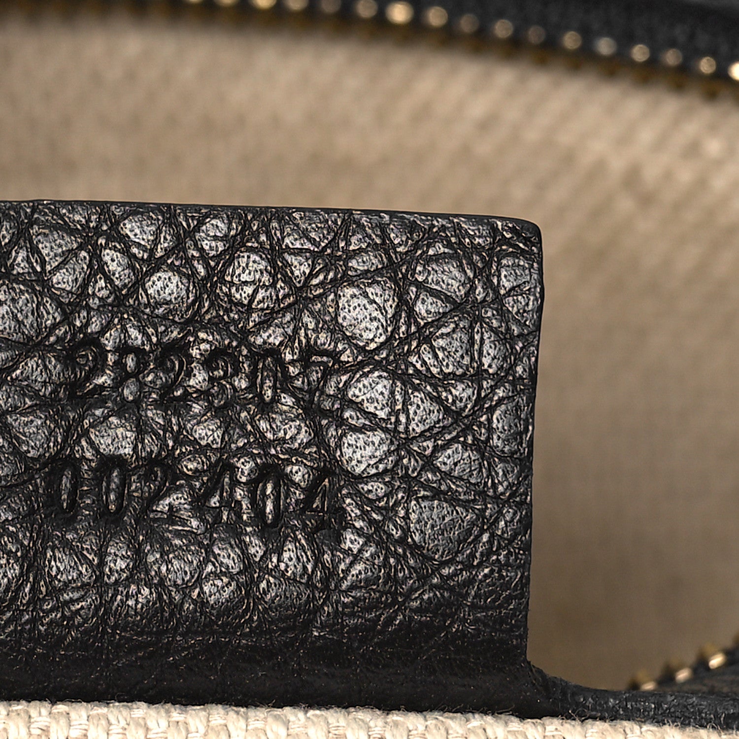 Gucci Pebbled Calfskin Small Soho Top Handle Bag Black 6 of 13