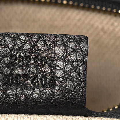 Gucci Pebbled Calfskin Small Soho Top Handle Bag Black 6 of 13