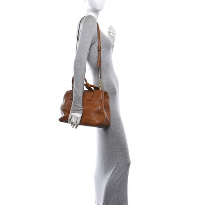 Miu Miu Goatskin Madras Bauletto Cuoio 2 of 9
