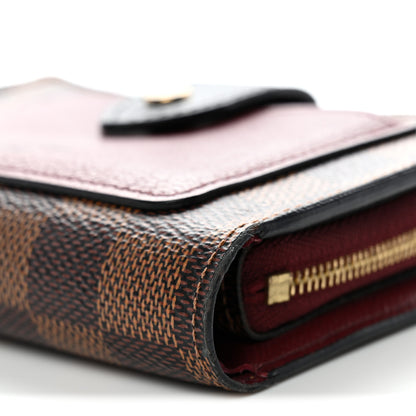 Louis Vuitton Damier Ebene Juliette Wallet Bordeaux Black 10 of 10