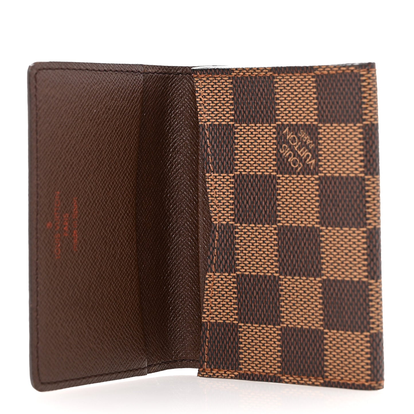 Damier Ebene Business Card Holder