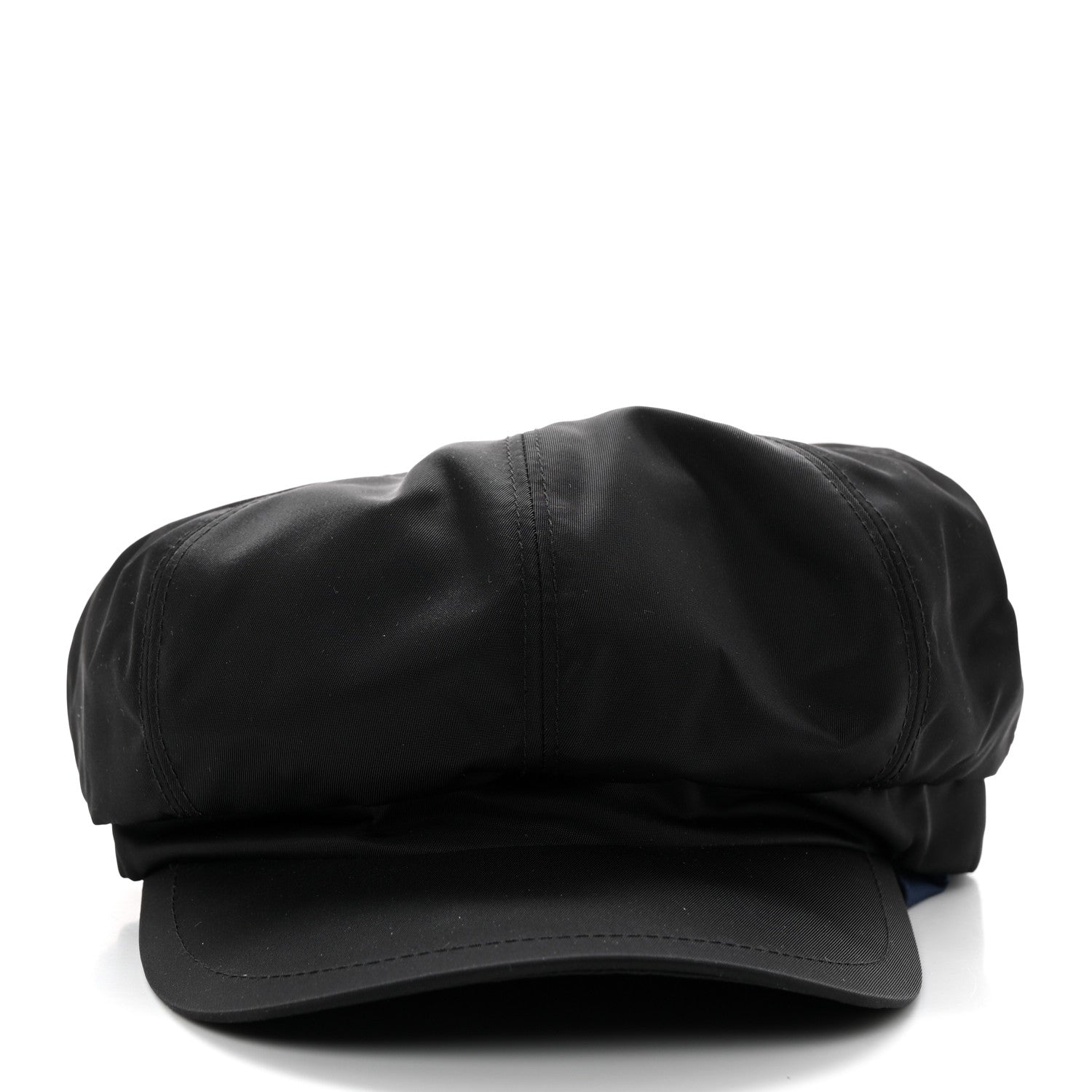 Prada Re-Nylon Mens Newsboy Hat L Black 3 of 8