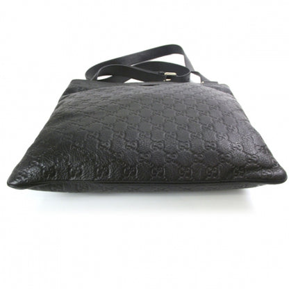 Gucci Guccissima Flat Messenger Bag Black 4 of 11