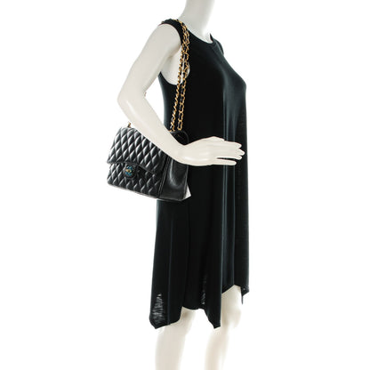 Chanel Caviar Quilted Jumbo Double Flap Black 2 of 8