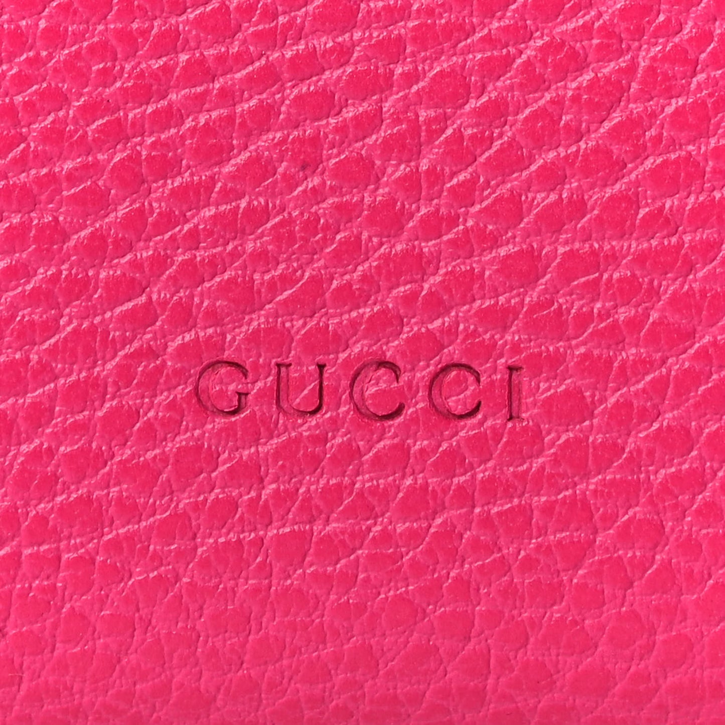 Dollar Calfskin Crystal Mini Dionysus Chain Wallet Box Pink