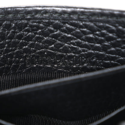 Gucci Dollar Calfskin Interlocking G Chain Wallet Black 7 of 11