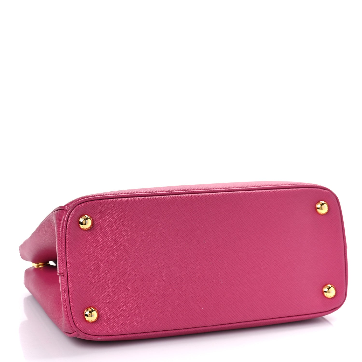 Prada Saffiano Small Galleria Double Zip Tote Fuxia 4 of 8