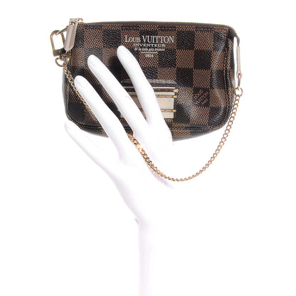 Louis Vuitton Damier Ebene Trunks and Locks Mini Pochette Accessories 2 of 8