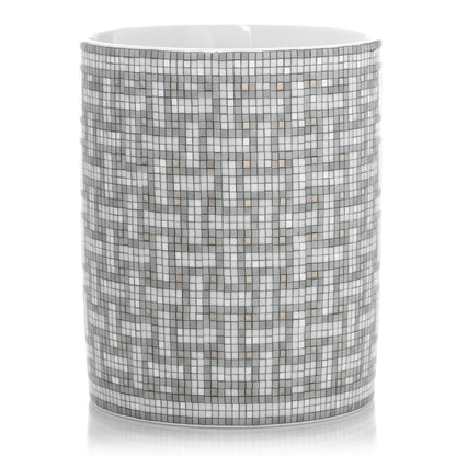 Hermes Porcelain Mosaique au 24 Mug Platinum 5 of 8