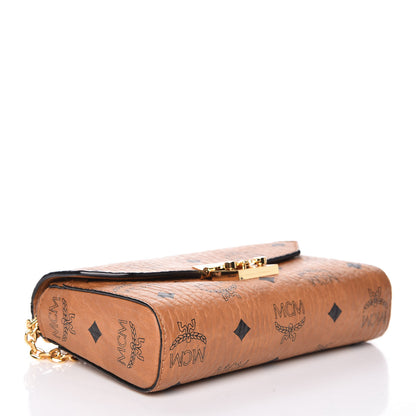 MCM Visetos Small Millie Crossbody Bag Cognac 4 of 9