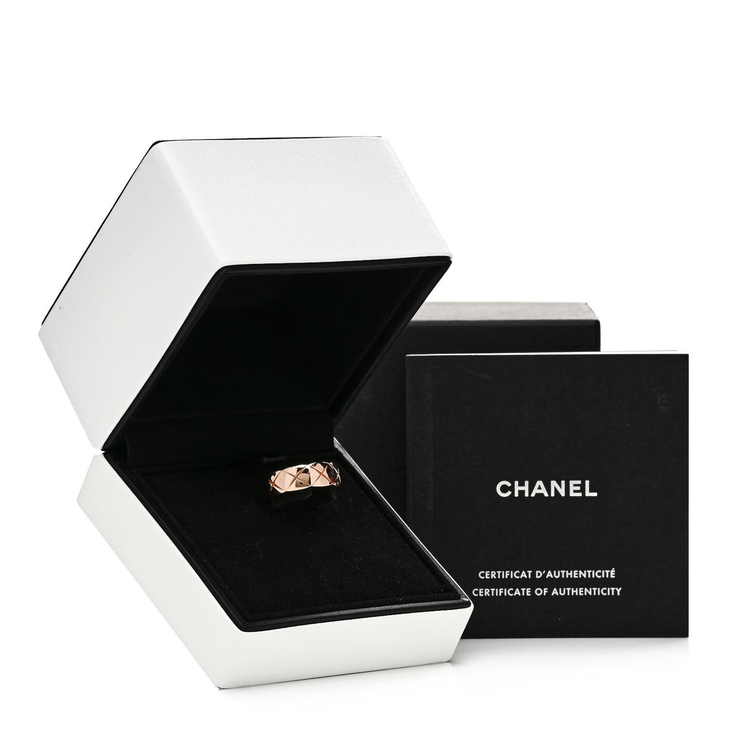 18K Beige Gold Small Coco Crush Ring 53 6.5