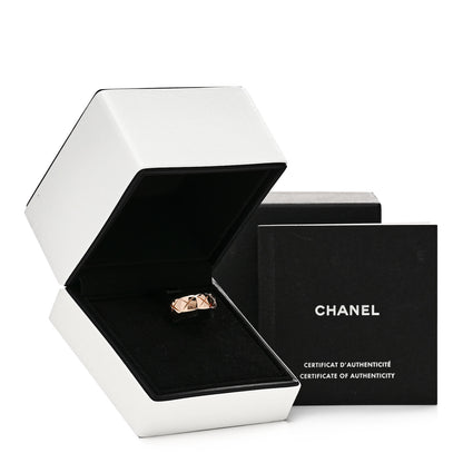 Chanel 18K Beige Gold Small Coco Crush Ring 53 6.5 7 of 7