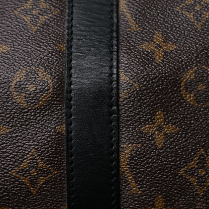 Louis Vuitton Monogram Macassar Keepall Bandouliere 55 14 of 22