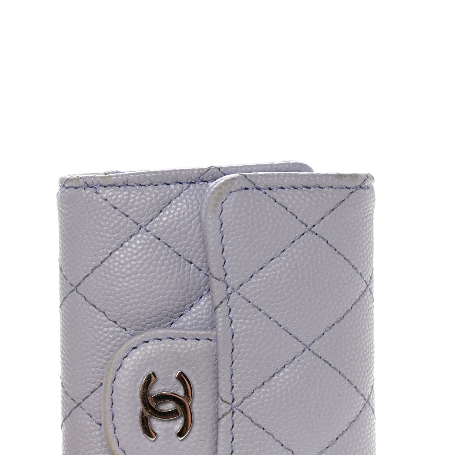 Chanel Caviar Quilted Classic 4 Key Holder Wallet Light Purple 11 of 12