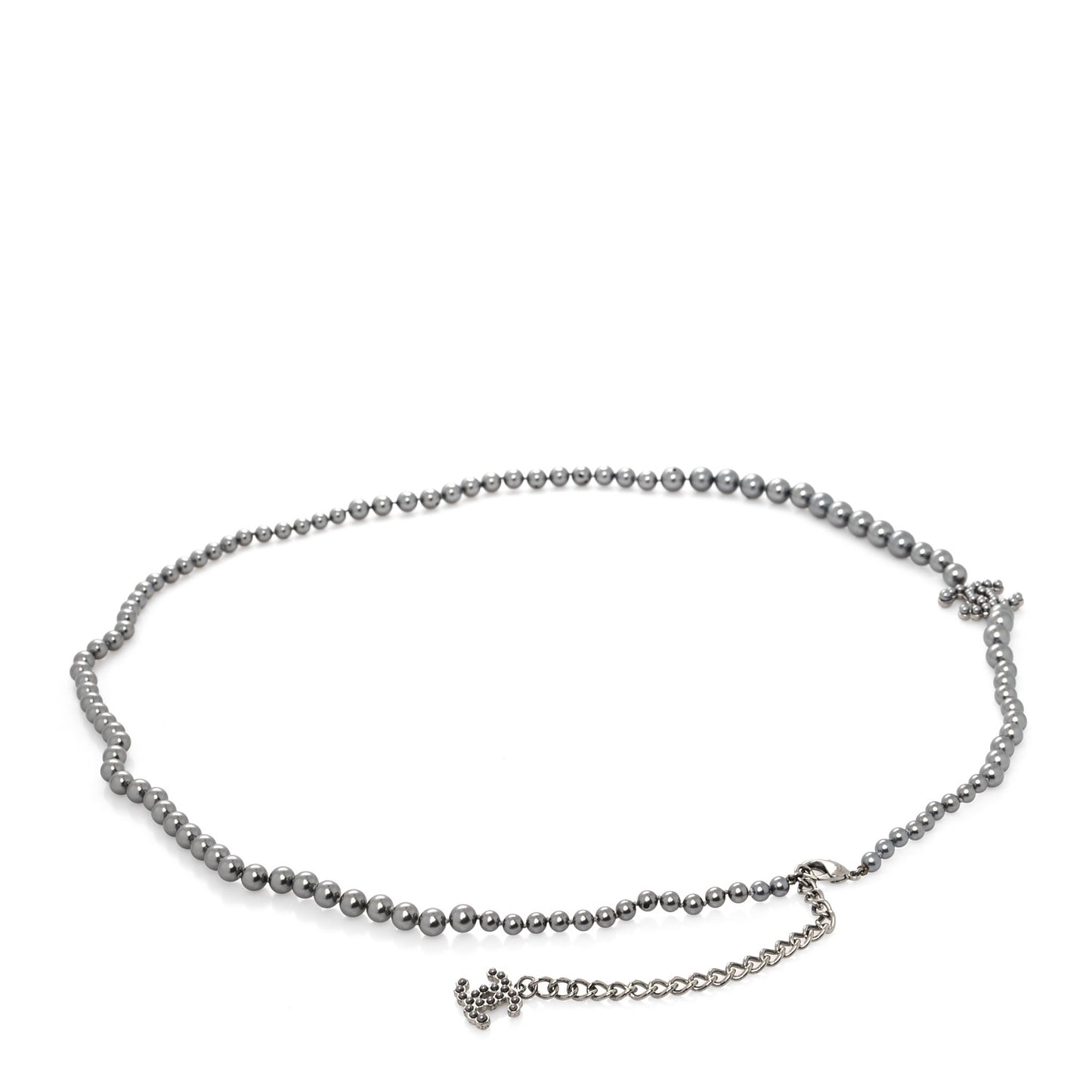 Ruthenium Pearl CC Belt Black