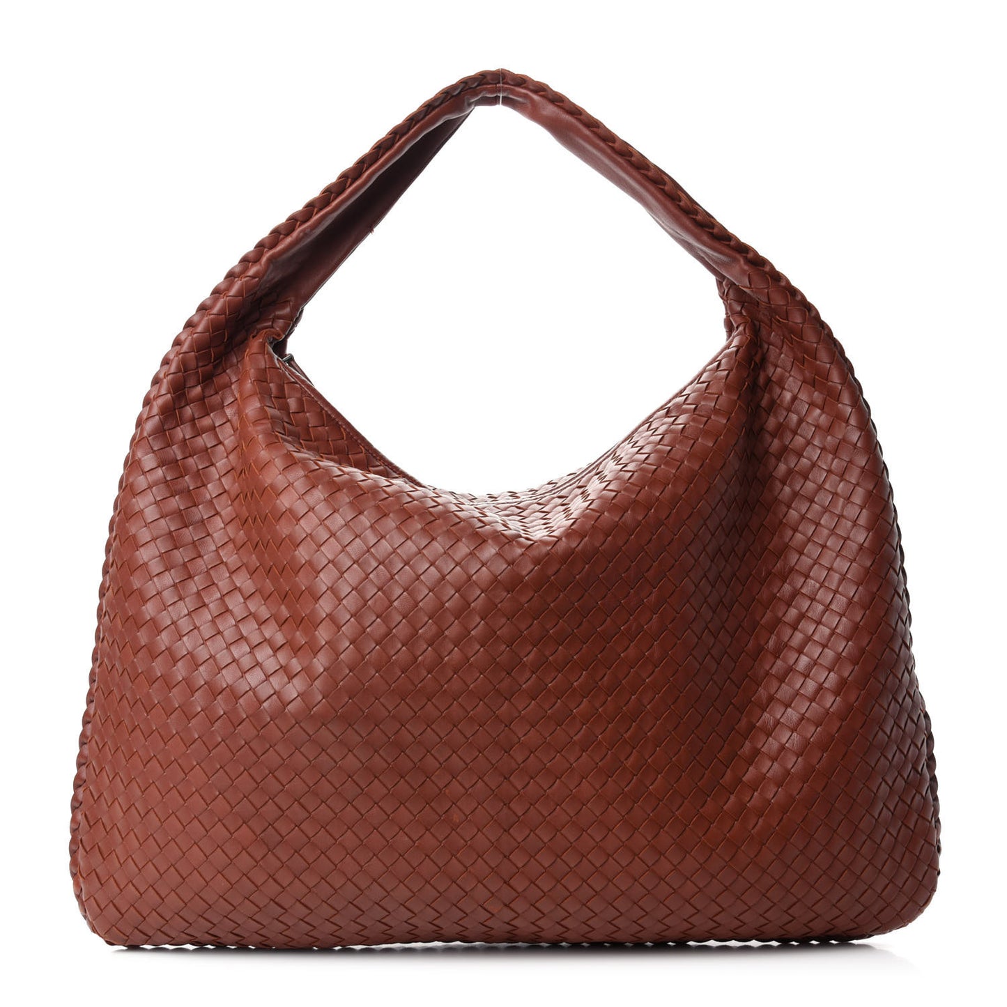 Nappa Intrecciato Maxi Veneta Hobo Tea