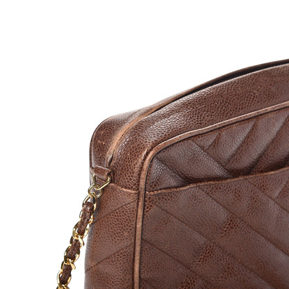 Chanel Caviar Camera Case Brown 9 of 17