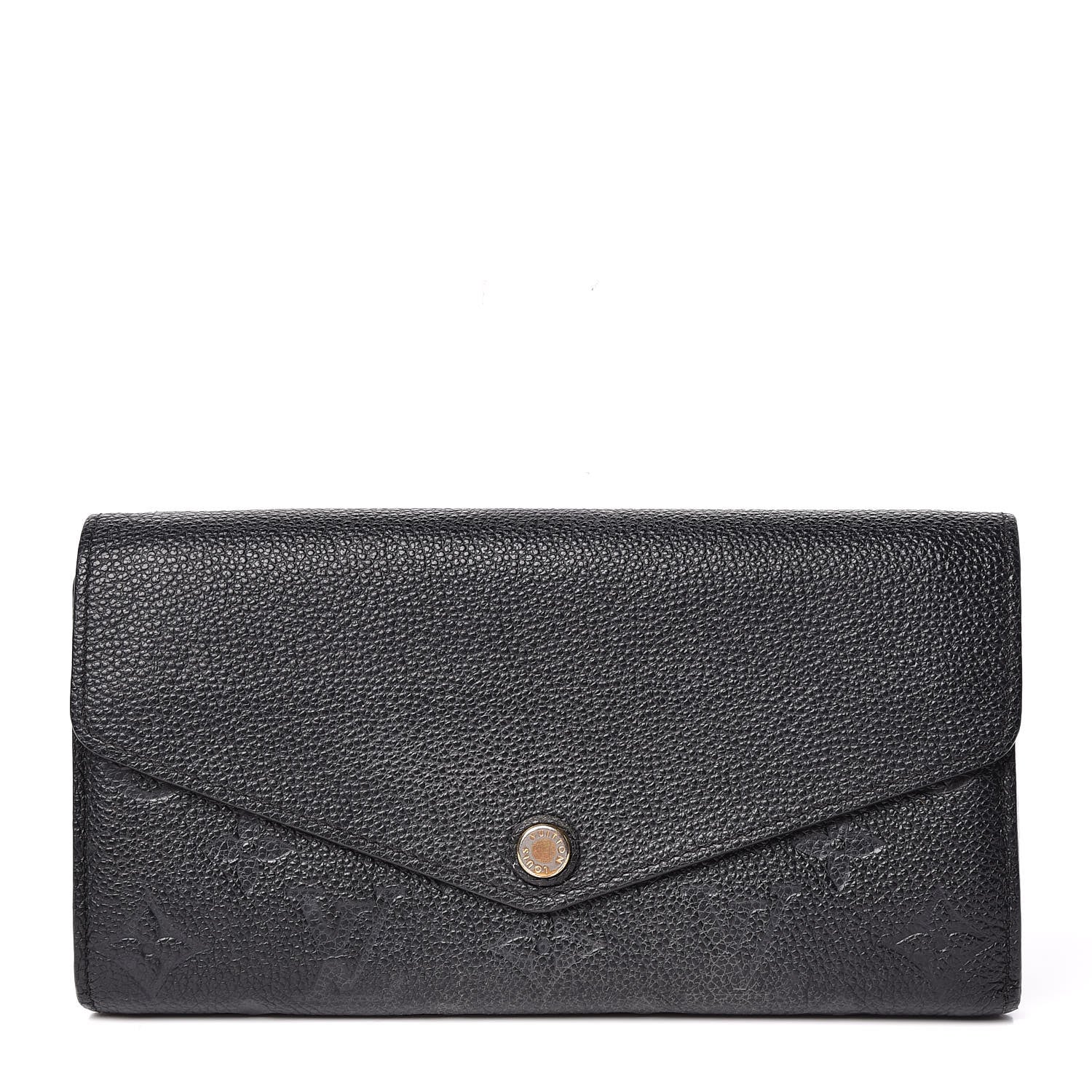 Louis Vuitton Empreinte Sarah Wallet NM Black 1 of 10
