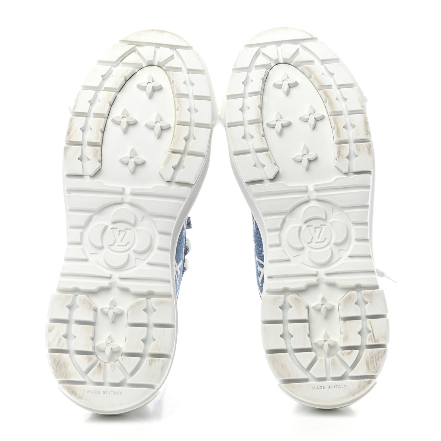 Denim Monogram Squad Sneakers 37 Marine