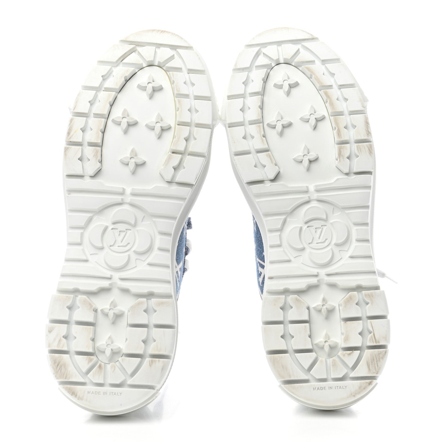 Louis Vuitton Denim Monogram Squad Sneakers 37 Marine 5 of 10