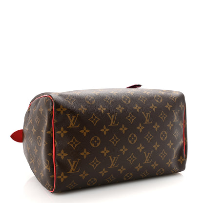 Louis Vuitton Monogram Totem Speedy 30 Flamingo 4 of 9